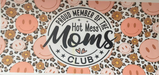 Hot mess moms club UVDTF